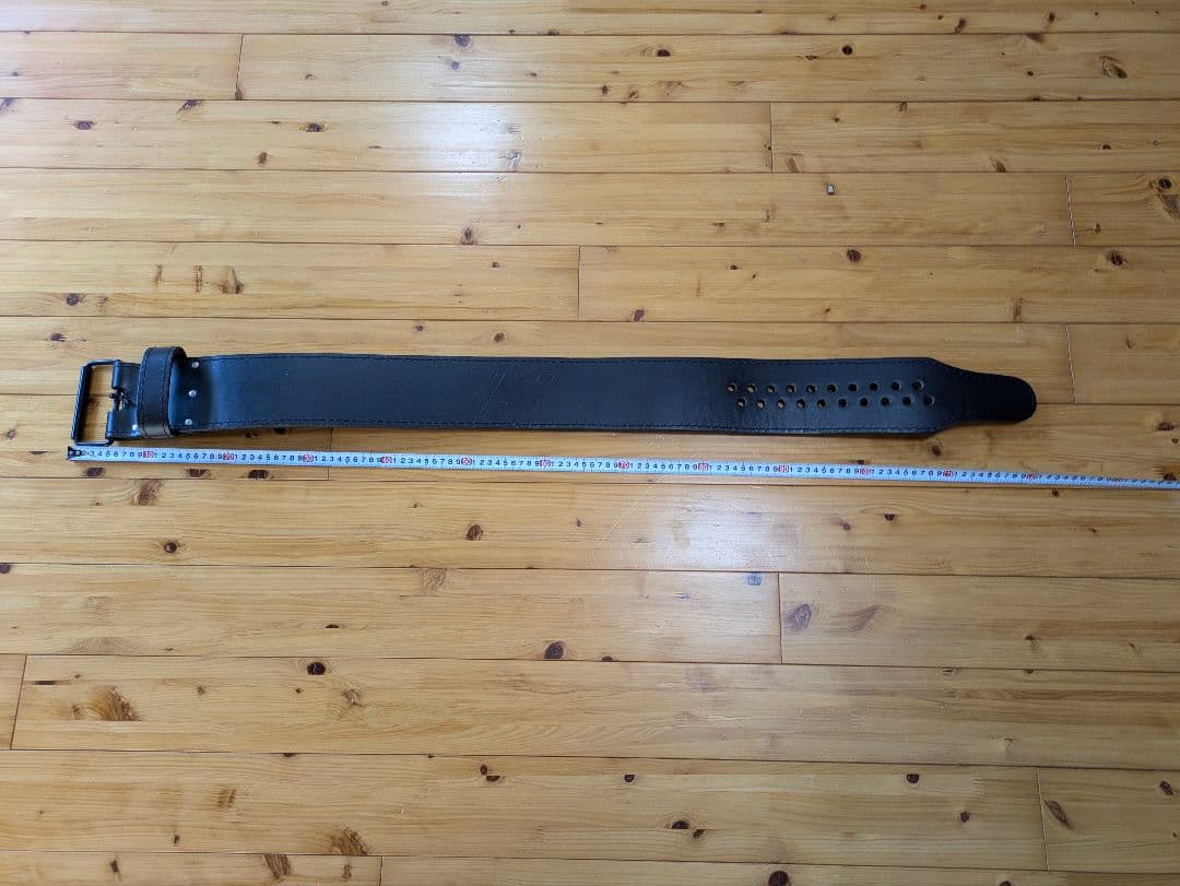 A7　パイオニアベルト　Mサイズ　黒色　絶版　革製