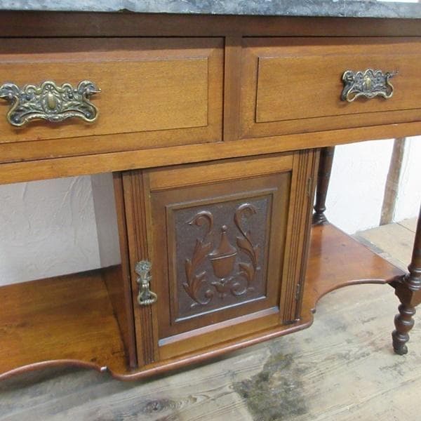 イギリス アンティーク 家具 ウォッシュスタンド 洗面台 収納 英国 6970d