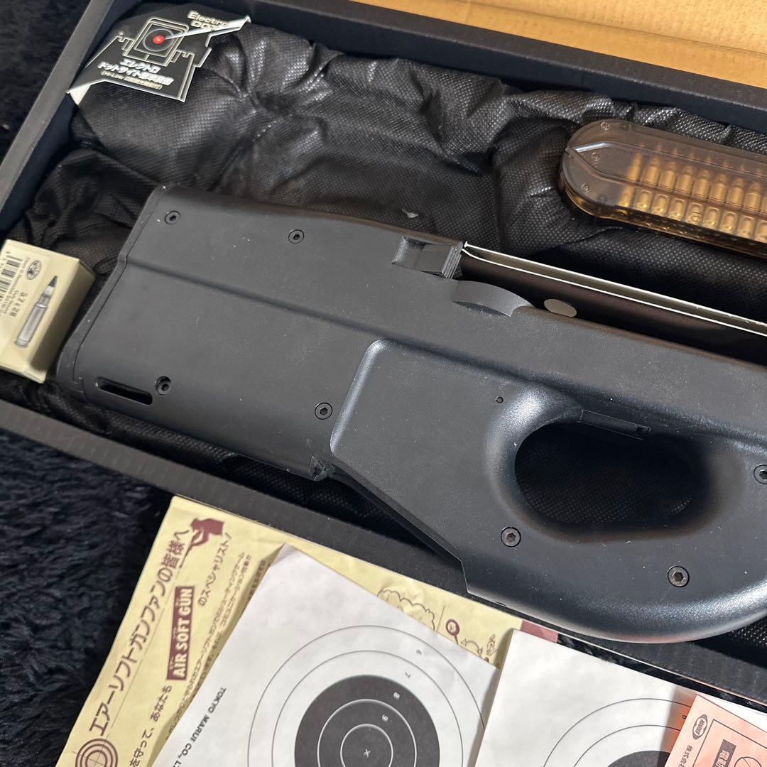 TOKYO MARUI P-90 エアガン 電動ガン 箱付き ドットサイト