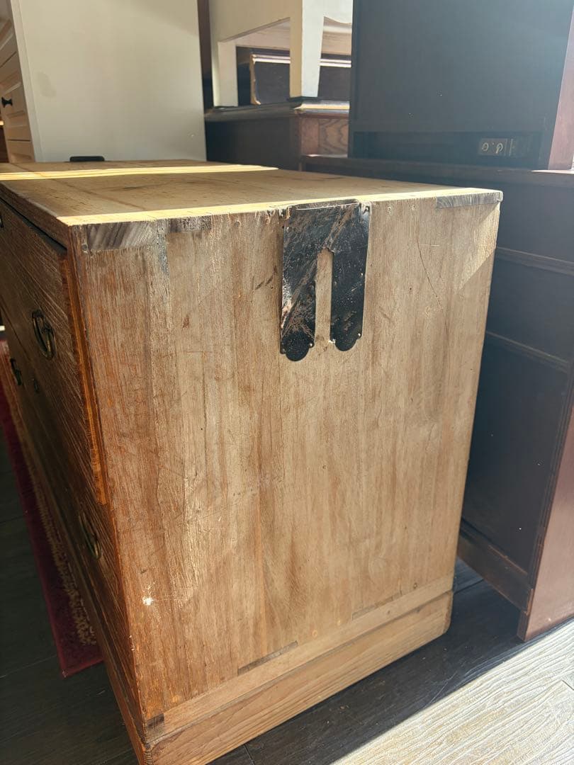 桐箪笥 古家具 日本箪笥 アンティーク キャビネット チェスト 収納家具