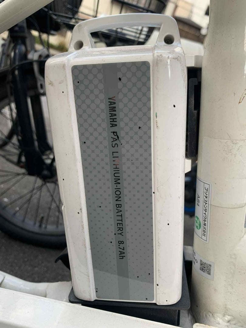 電動アシスト自転車 チャイルドシート付き ホワイト