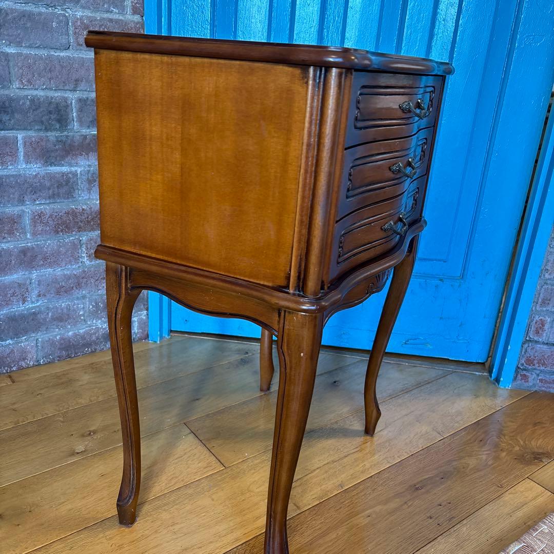 3段引き出し　チェスト 猫脚　検索　アンティーク