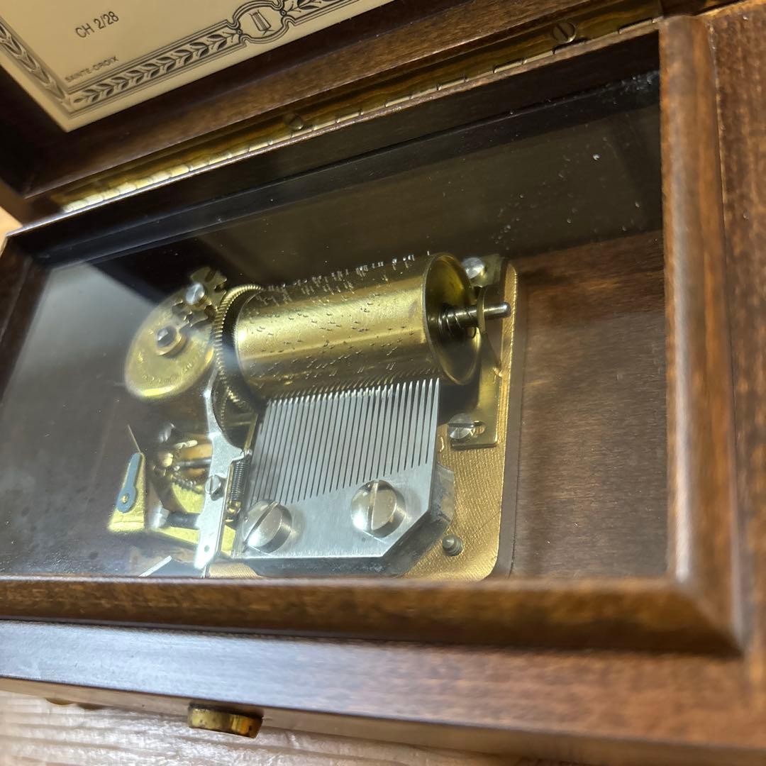 アンティーク　スイス製　REUGE リュージュ　オルゴール　2曲