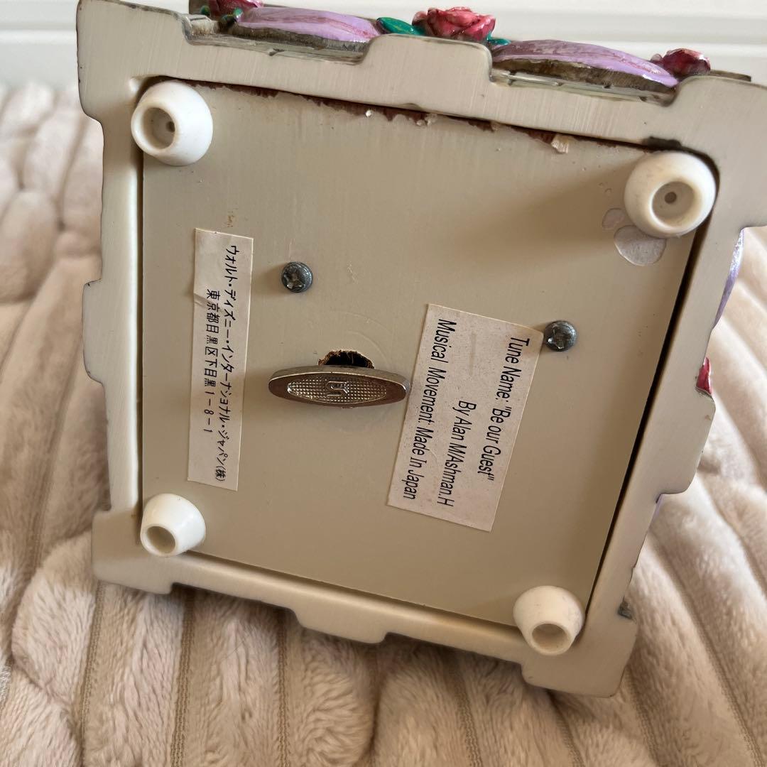 美女と野獣 オルゴール　置物