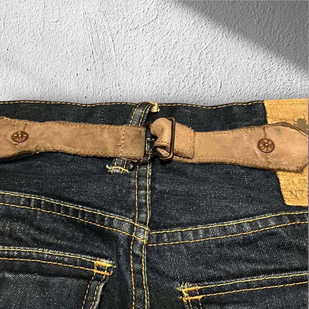 【超希少】EVISU PARISサントノレ本店限定モデルシンチバックW34 濃紺