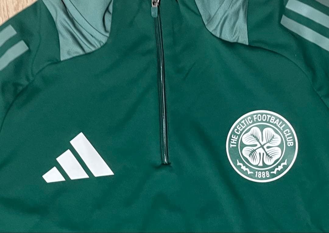adidas セルティック　トレーニングトップ　ドリルトップ　ジャージ　新品