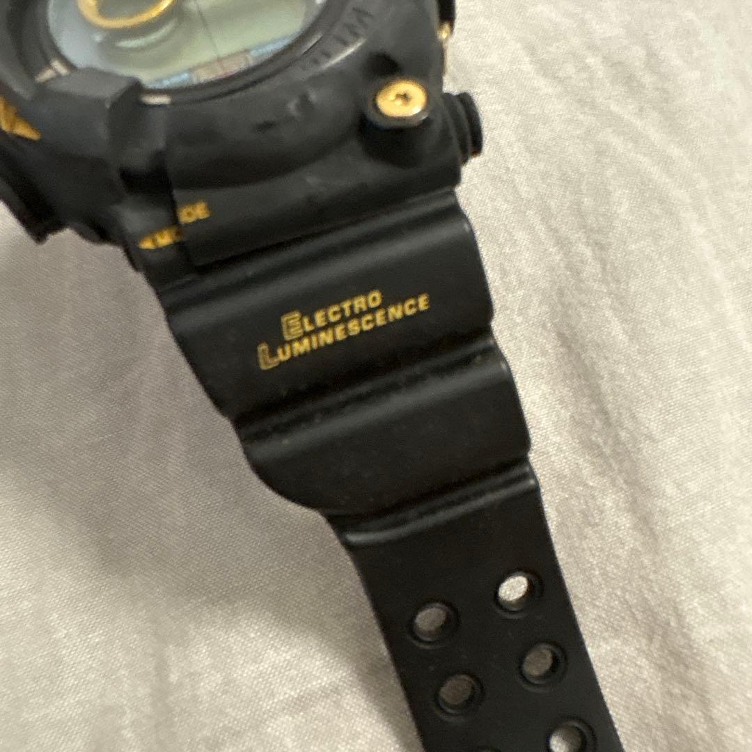 【カスタム品】90s ゴールドチタンフロッグマン 電池なし 一部剥がれあり