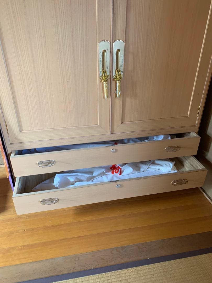 総桐箪笥箪笥　婚礼家具　年代物　和ダンス　レトロ　昭和　高級　送料込み　 応相談