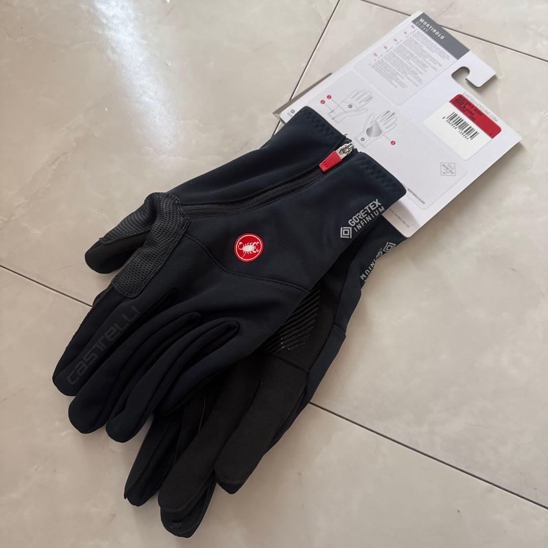 【新品・定価11,550円Castelliカステリ冬ウィンターサイクルグローブL