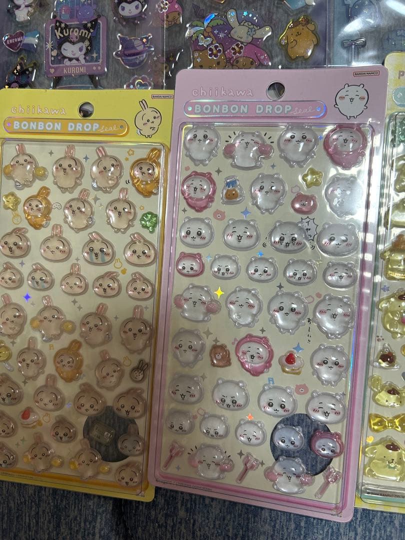 ボンボンドロップシールセット サンリオ ちいかわ 17枚 大量 引退 正規品