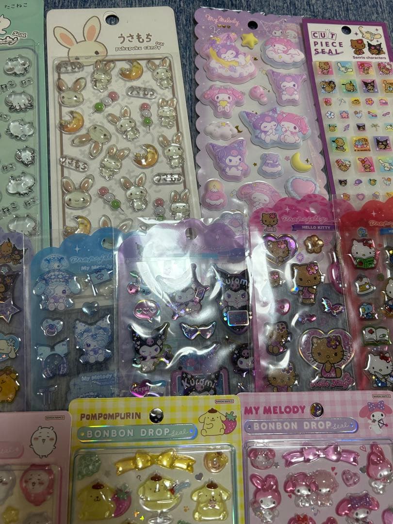 ボンボンドロップシールセット サンリオ ちいかわ 17枚 大量 引退 正規品
