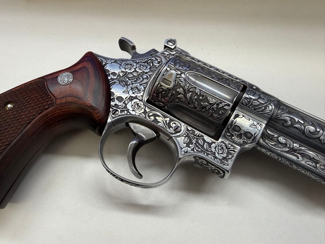 アラベスク彫刻 カスタム装飾モデル 観賞用 木製グリップ