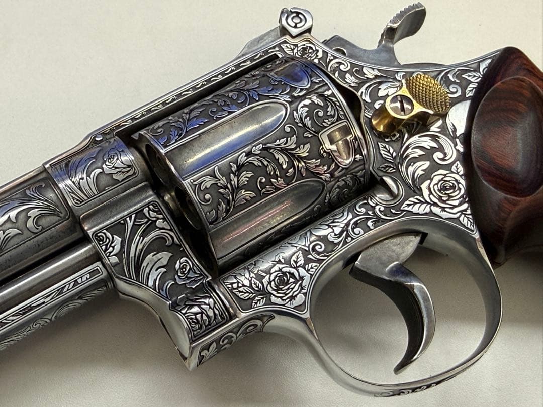 アラベスク彫刻 カスタム装飾モデル 観賞用 木製グリップ