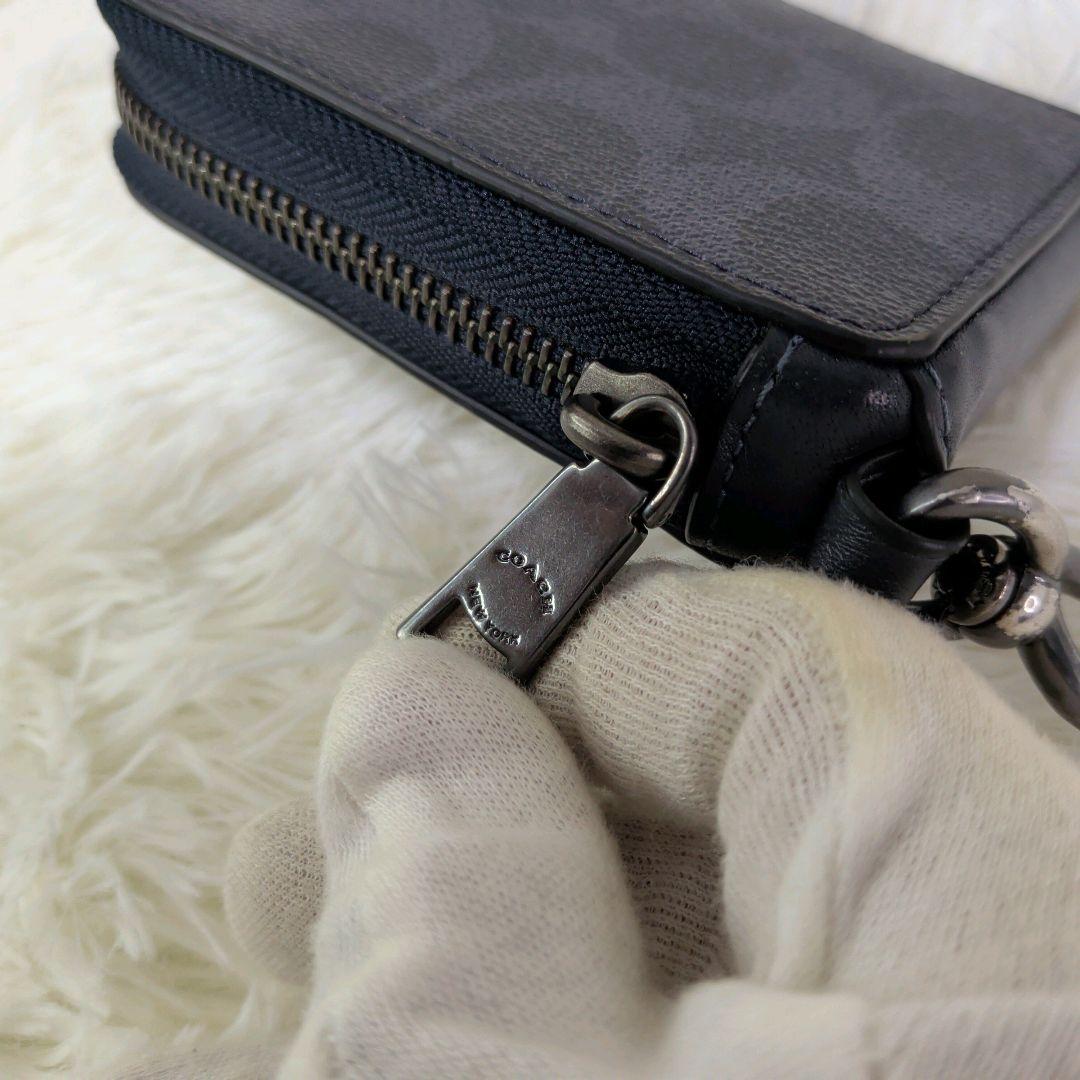 未使用級✨️　COACH 　Lジップキーケース　シグネチャー　CB927