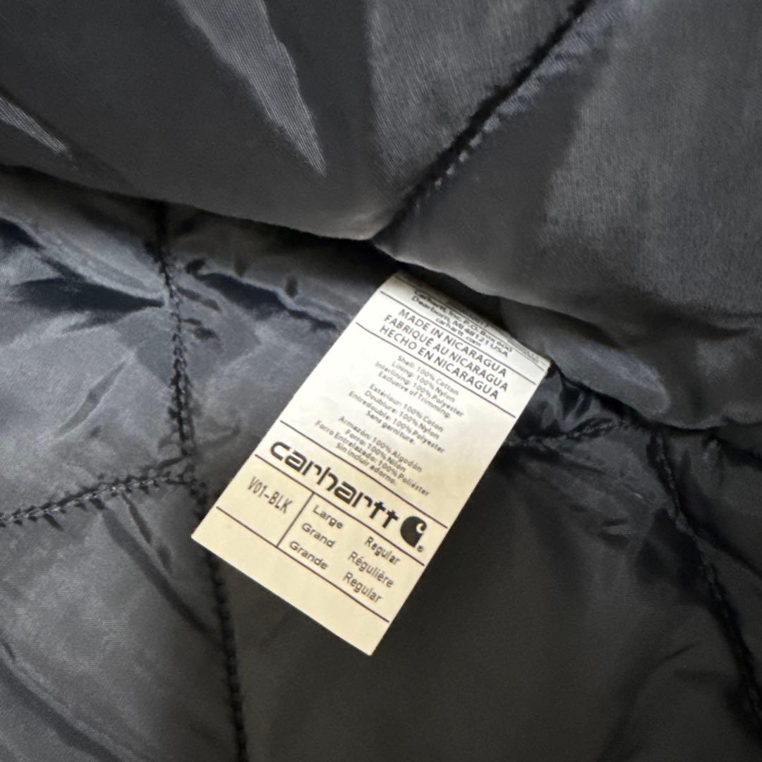 Carhartt V01-BLK 黒 ベスト Lサイズ