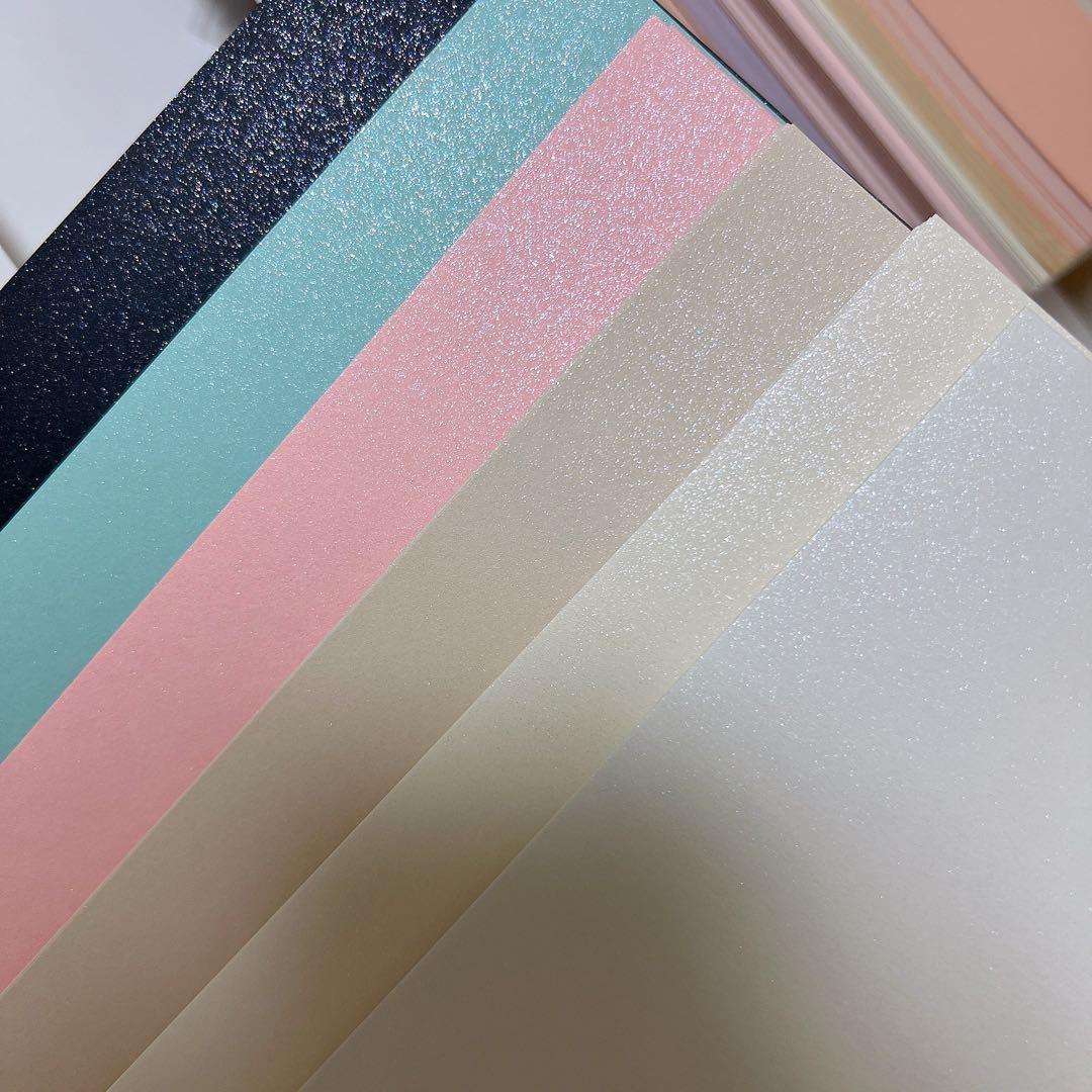 特殊紙 レザック ミランダ デザペ ダイカット紙モノ コラージュ まとめ売り