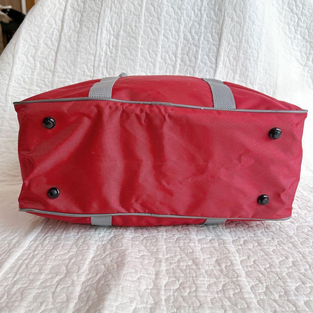 希少✨ 旧型 ワッペ スクバ スクールバッグ 赤 早い者勝ち！女子高生 人気