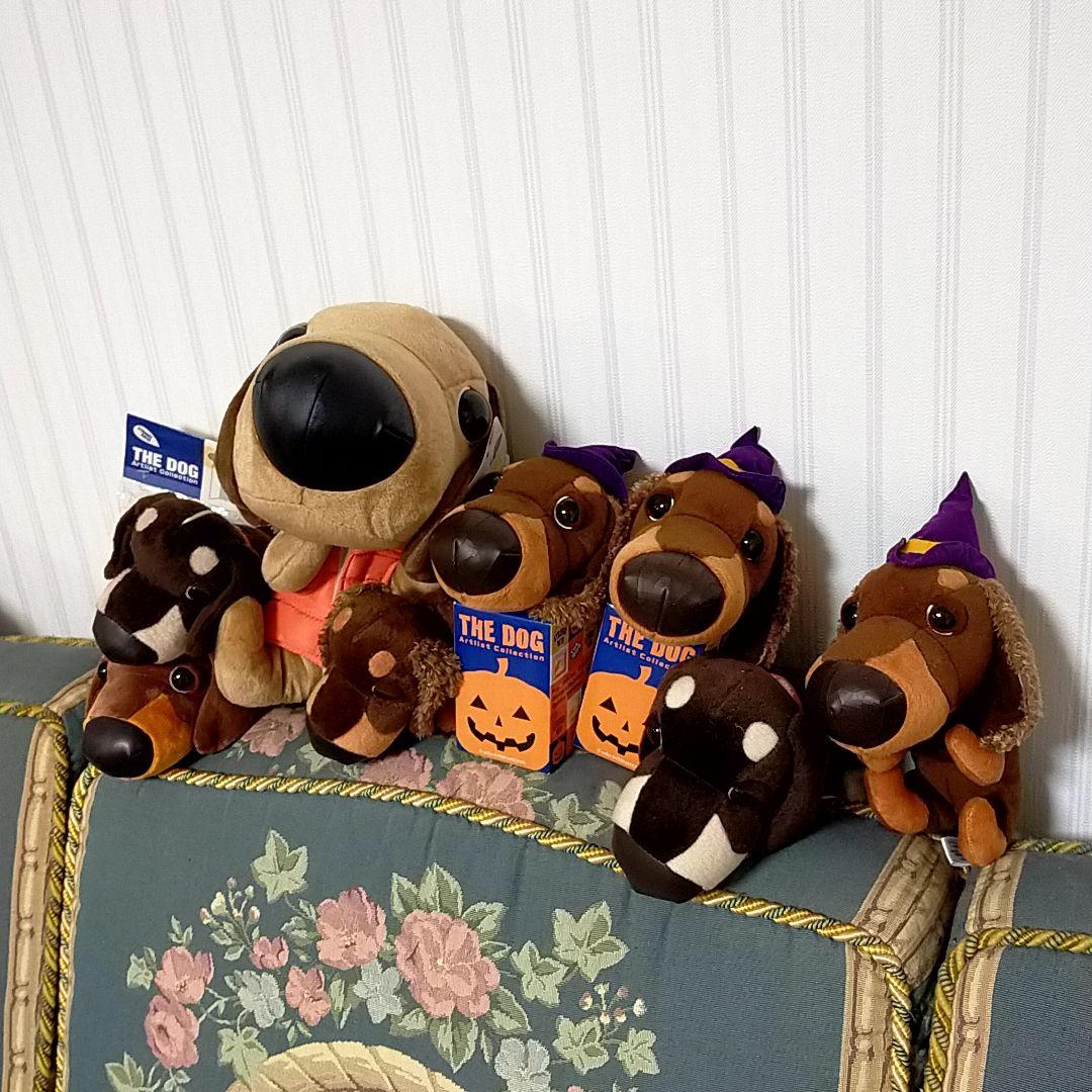 未使用★THE DOG ぬいぐるみ 12点セット クリスマスリース 全部ダックス