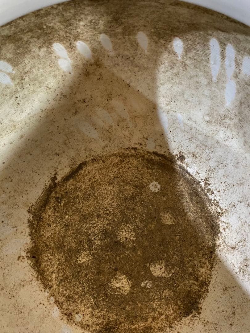 手描き火鉢　鳳凰図柄　美品