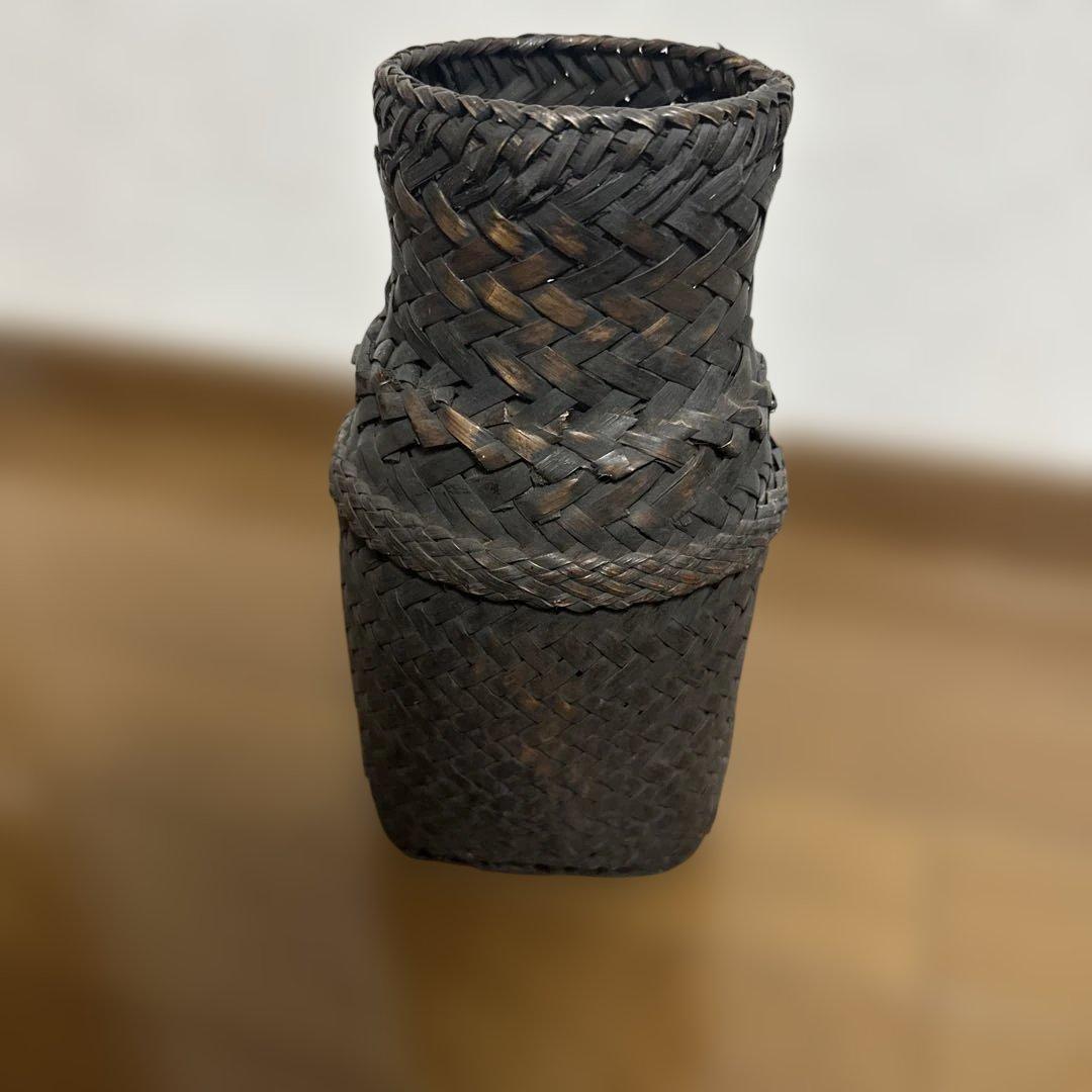 花籠 竹籠 竹カゴ ビンテージ アンティーク 竹工芸 工芸品 茶道具 花道具