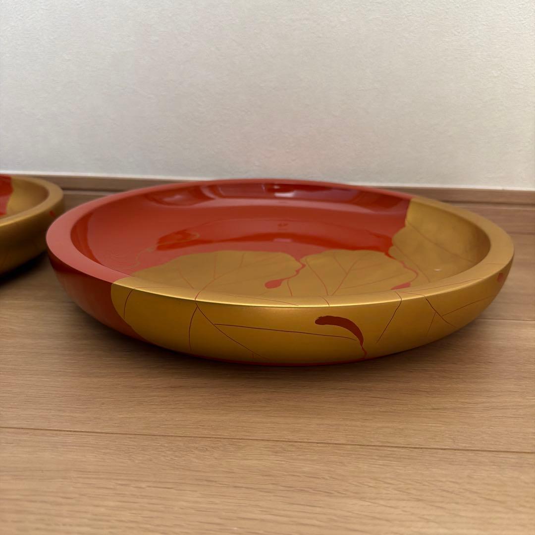 Hiroko Koshino 漆器 盆 2枚セット