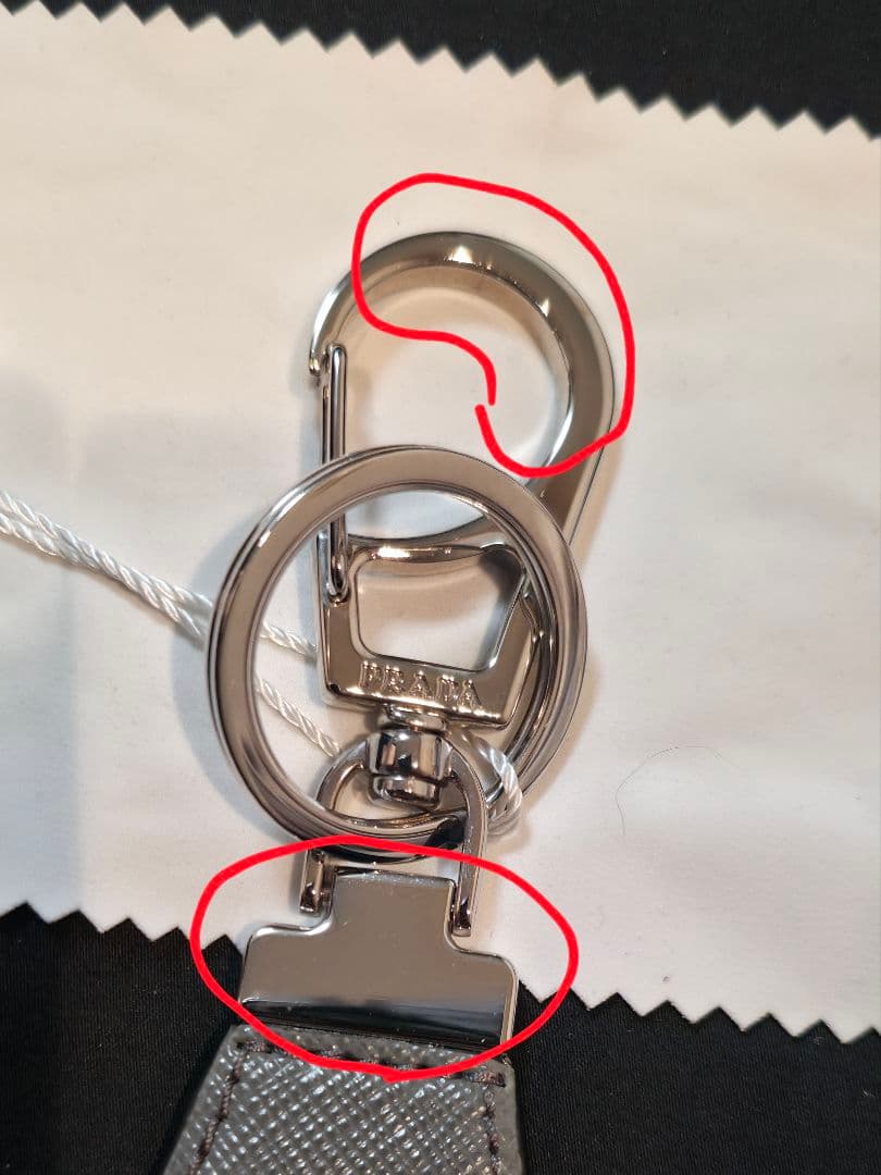 PRADA　キーリング