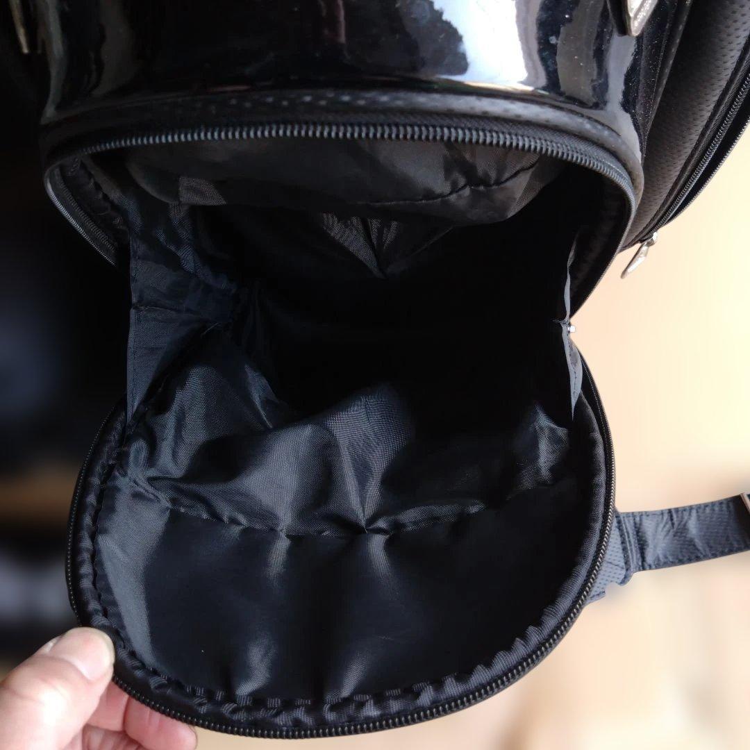 le coq sportif キャディバッグ ブラック/レッド