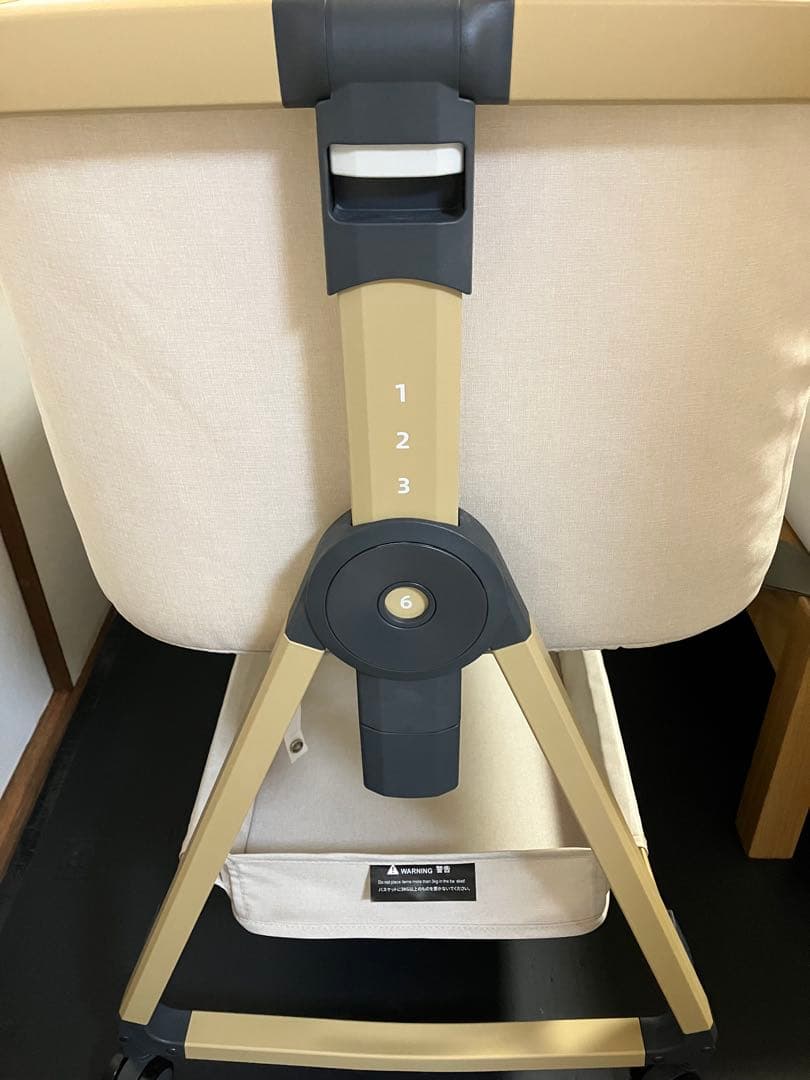 【美品・付属品完備】2025最新型モデル　HZDMJ ベビーベッド　ベージュ