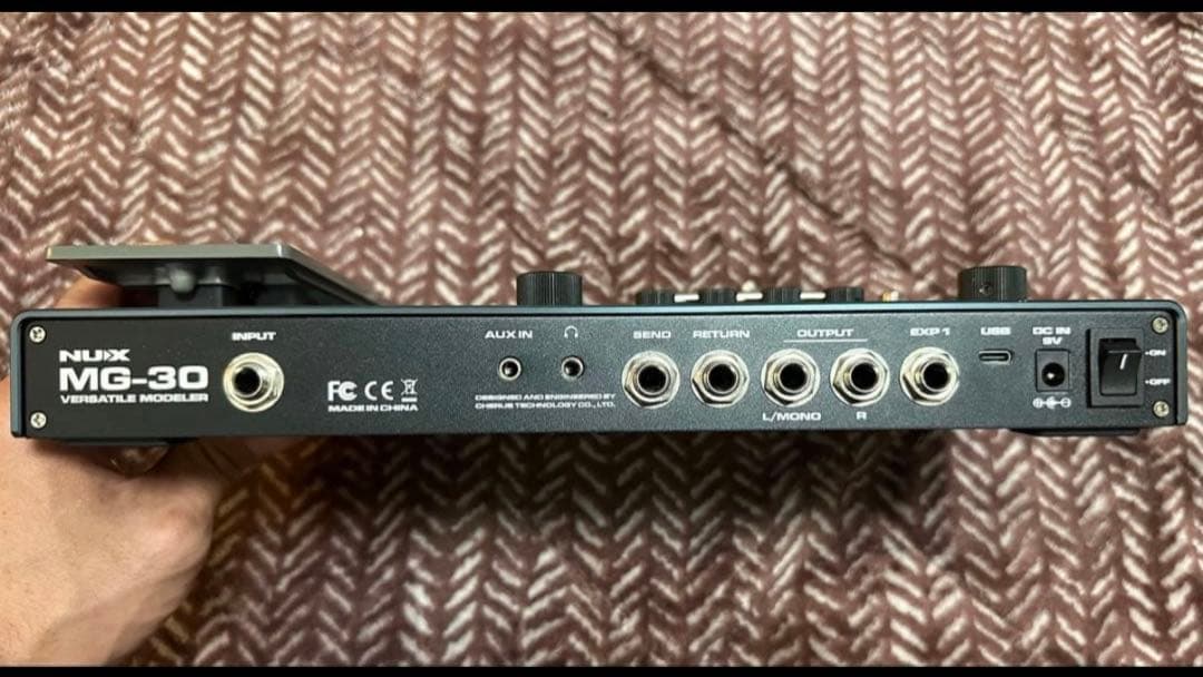 NUX MG-30 エフェクトモデラー2023年製