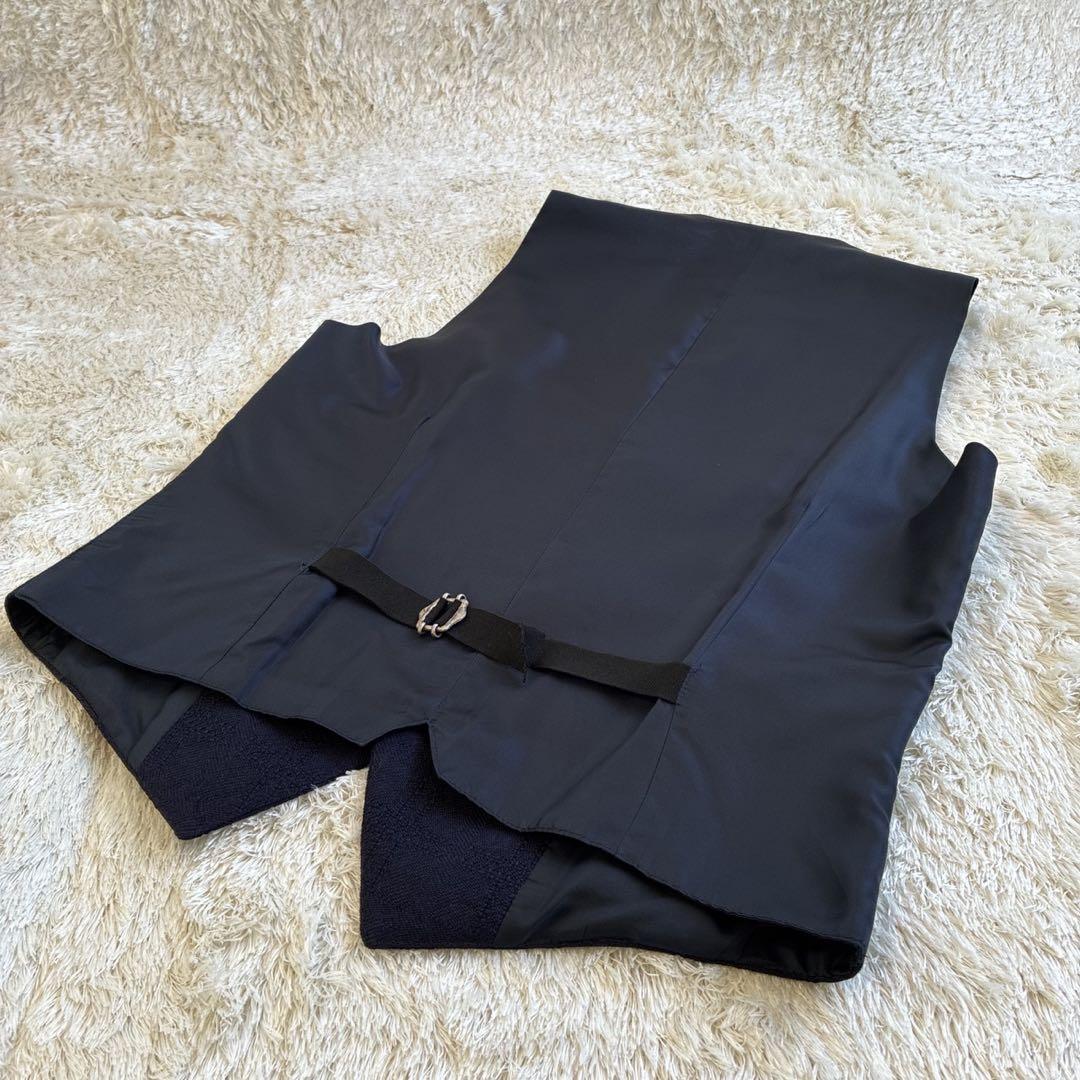 【極美品】TAGLIATORE タリアトーレ ジレ ベスト 44 ネイビー