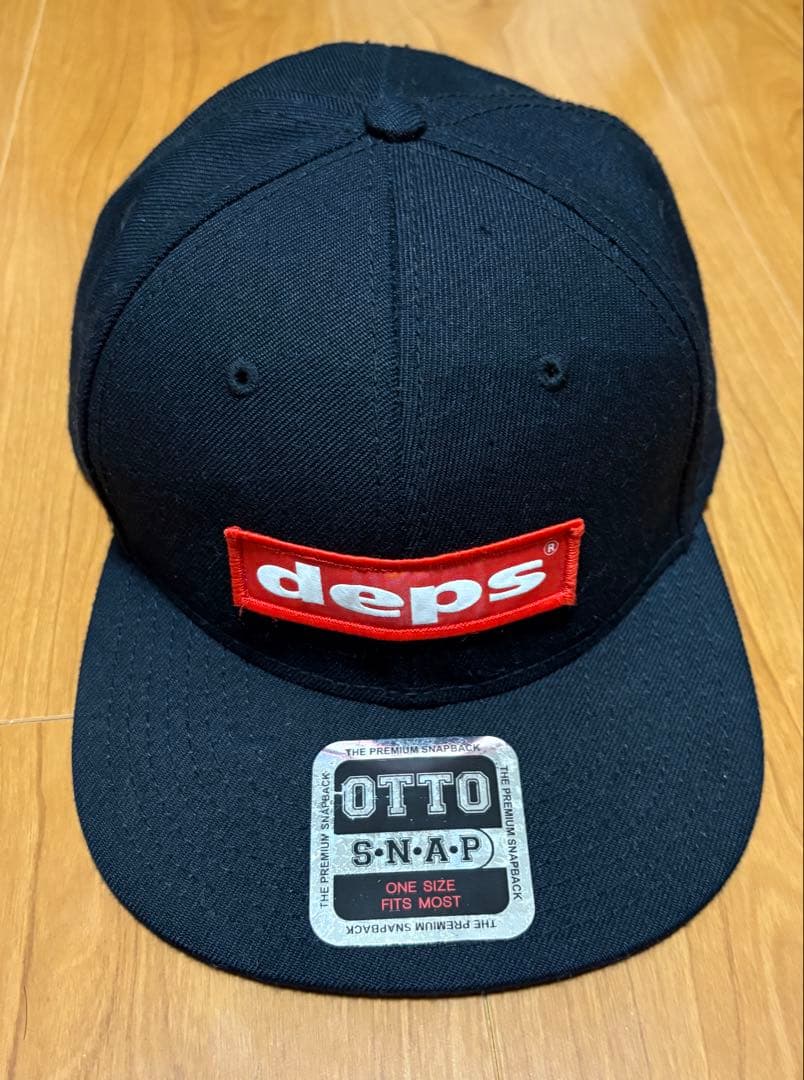 deps スナップバックキャップ 黒