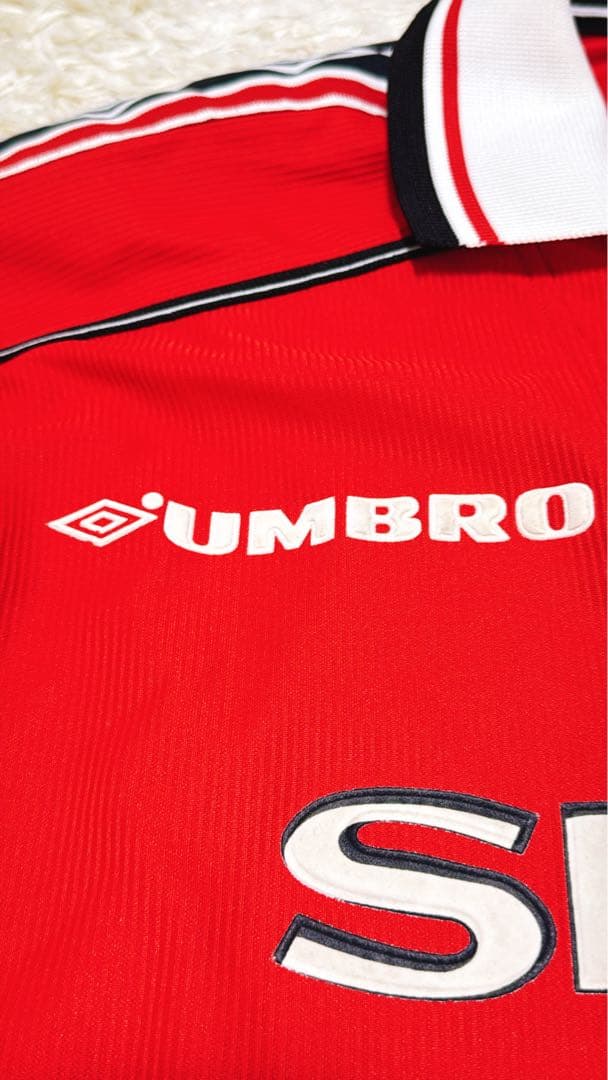 希少✨イングランド製　マンチェスターユナイテッド　ユニフォーム　ゲームシャツ