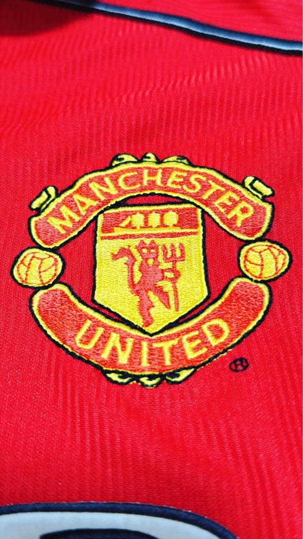 希少✨イングランド製　マンチェスターユナイテッド　ユニフォーム　ゲームシャツ