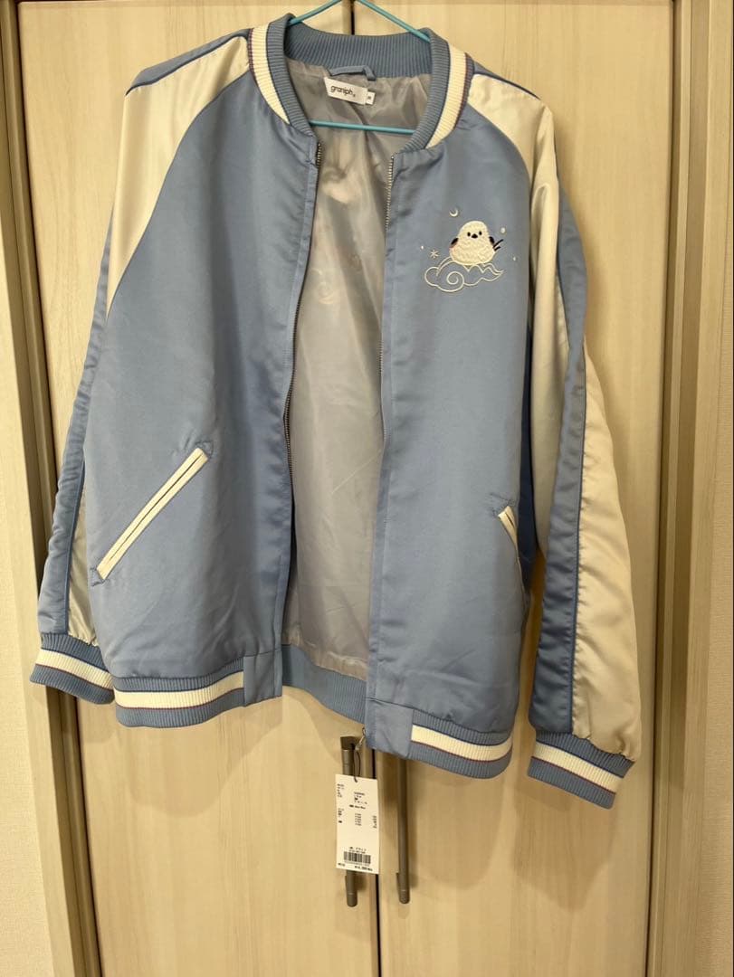 新品未使用 シマエナガ｜スカジャン グラニフ graniph ブルゾン