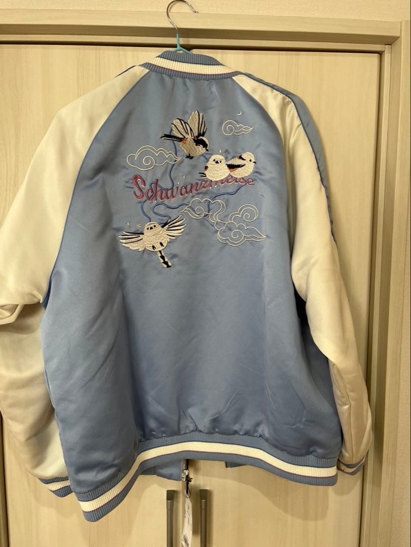 新品未使用 シマエナガ｜スカジャン グラニフ graniph ブルゾン