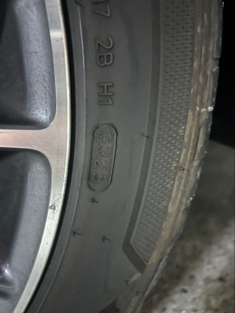 レクサス後期F 純正　Hankook 245/45ZR19 ホイールセット 1