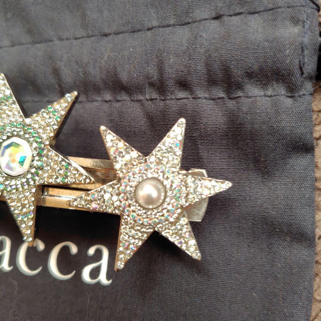 acca ホリデー　星型ヘアクリップ