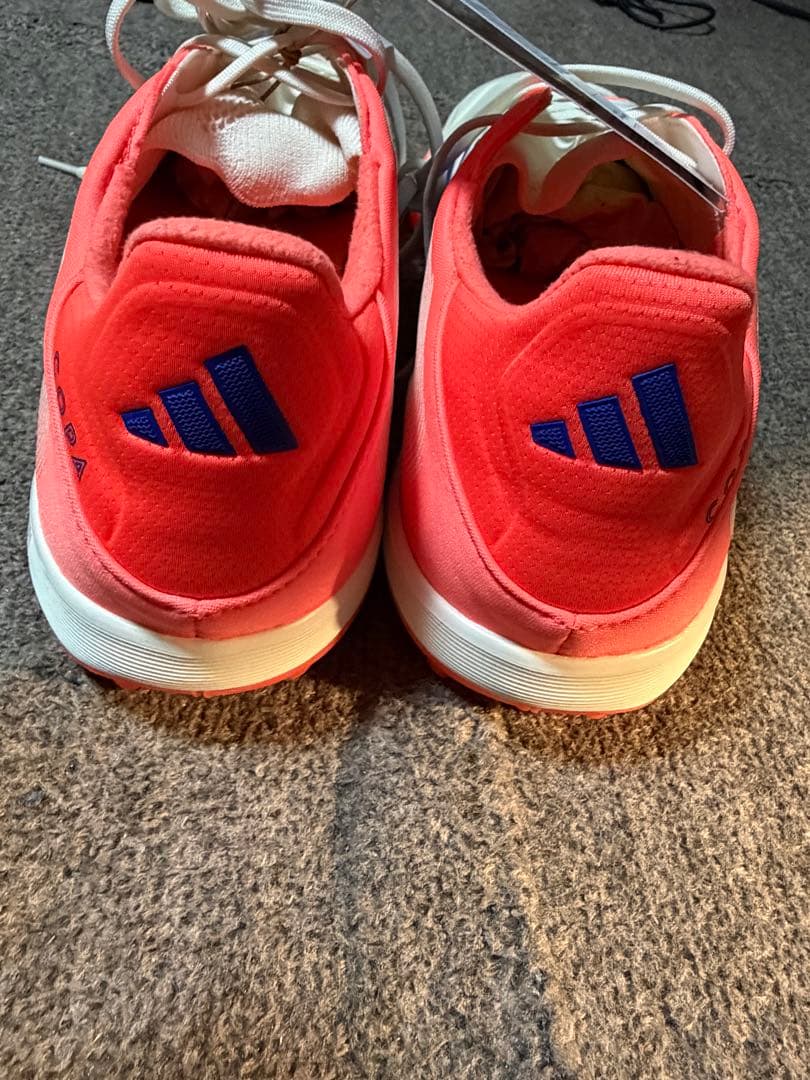 adidas COPA トレーニングシューズ ホワイト/ピンク　30.5cm