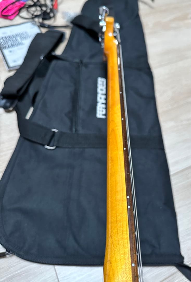 【美品希少フルセット】FERNANDES ZO-3 アンプ内蔵　純正HC/SC付