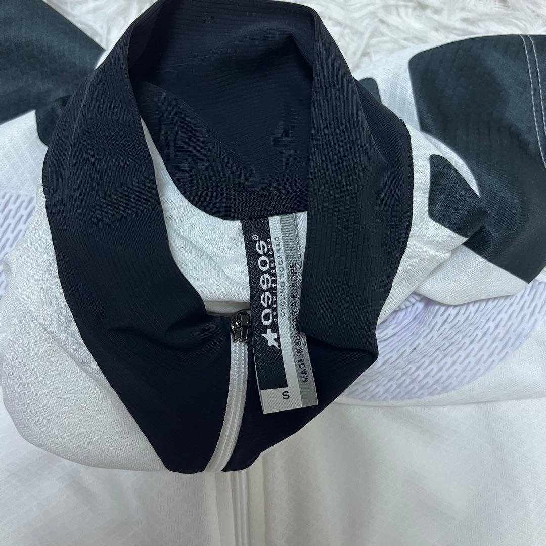 最高級 アソス assos サイクリングウェア 半袖 ホワイト メッシュ 速乾