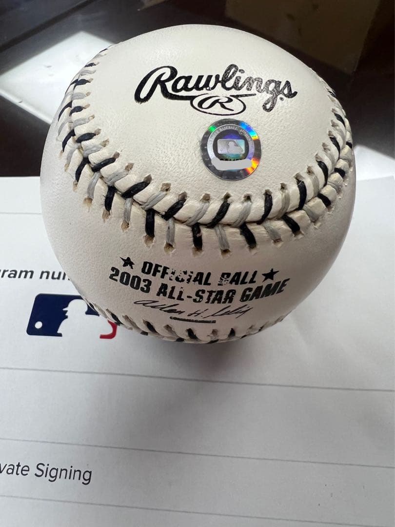 祝MLB殿堂入り！イチロー 直筆サインボール 2003オールスター限定
