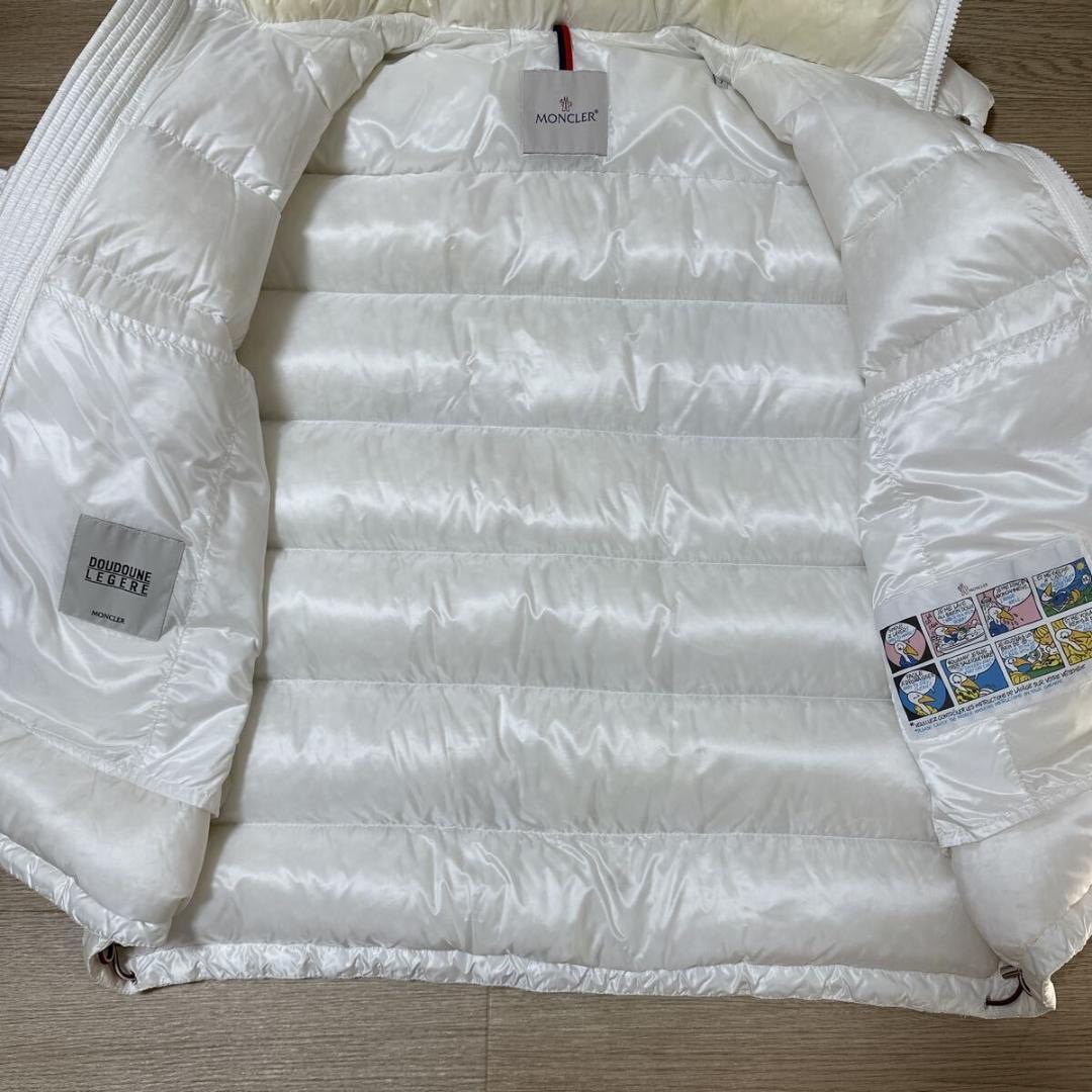 モンクレール ブラマント ダウンジャケット Wワッペン size 7 ホワイト