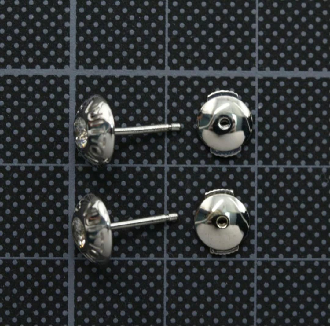 ルイヴィトン ダイヤモンドピアス K18 WG 750 ホワイト ゴールド