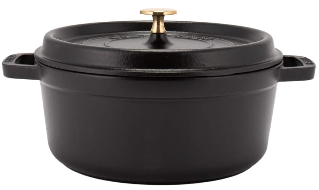 Staub ピコ・ココット ラウンド 24cm ブラック 1102425