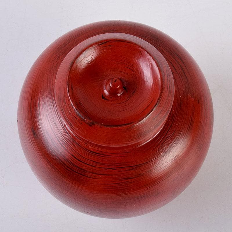 茶道具　根来塗　夏目陽介作　薬器　共箱　V　8479