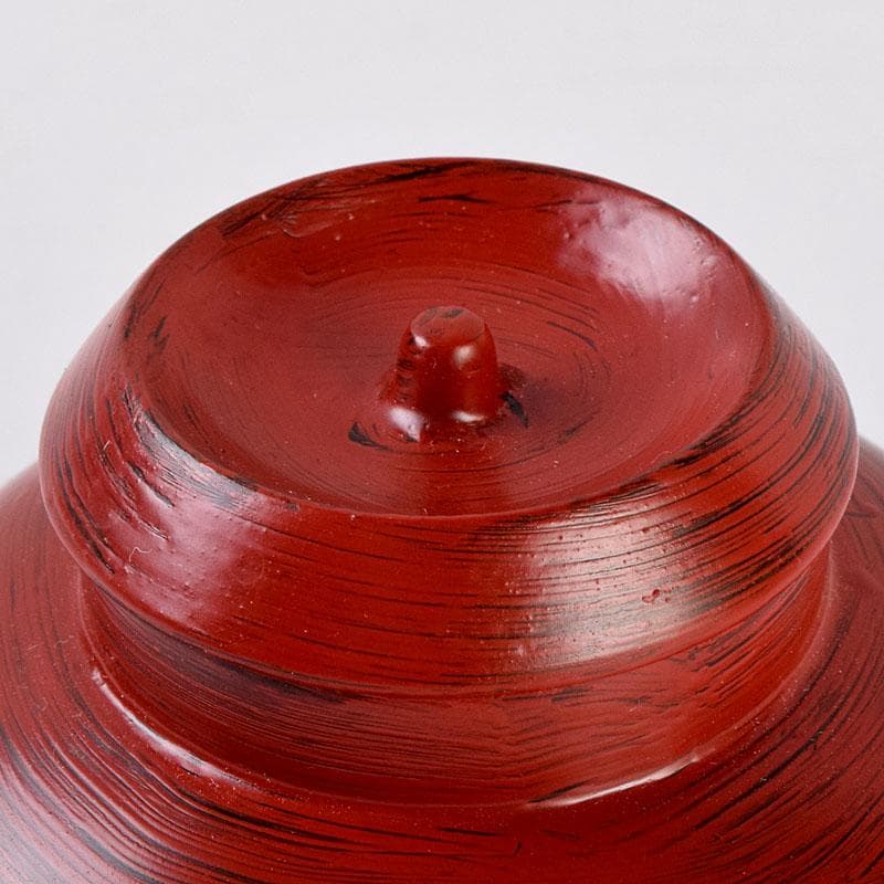 茶道具　根来塗　夏目陽介作　薬器　共箱　V　8479