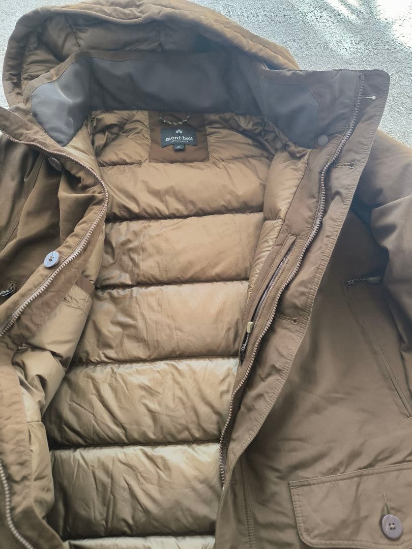 mont-bell ハスキーコート L ブラウン