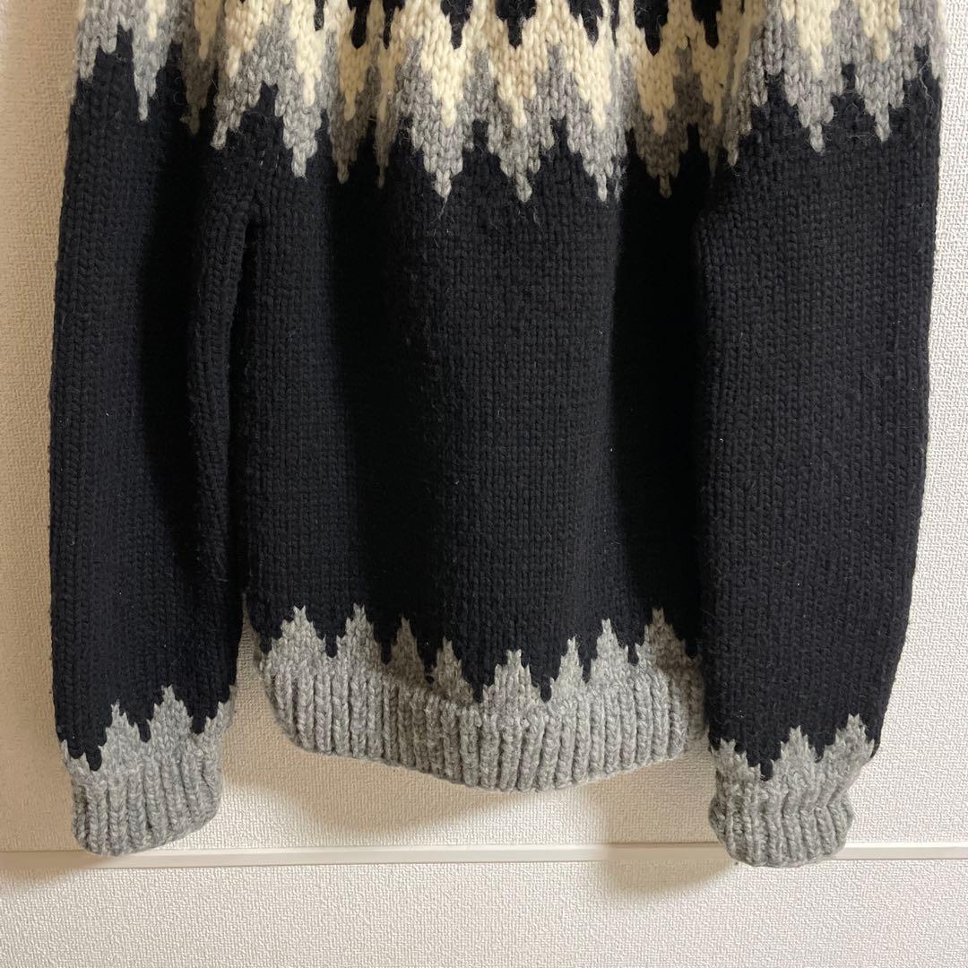 [美品]HERMAN Ron herman ロンハーマン カウチンニット 黒