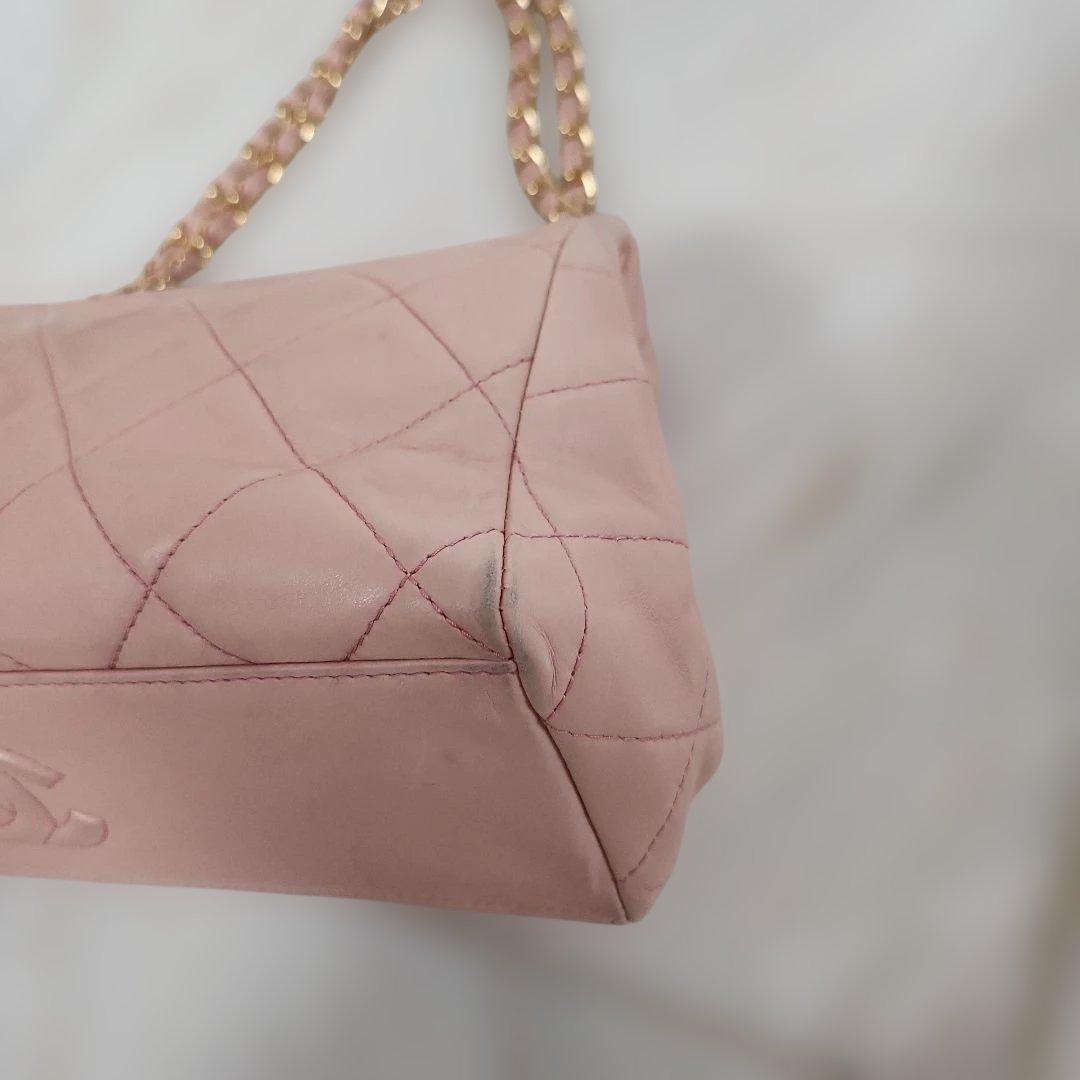 専用です。CHANEL ピンク キルティング ハンドバッグ