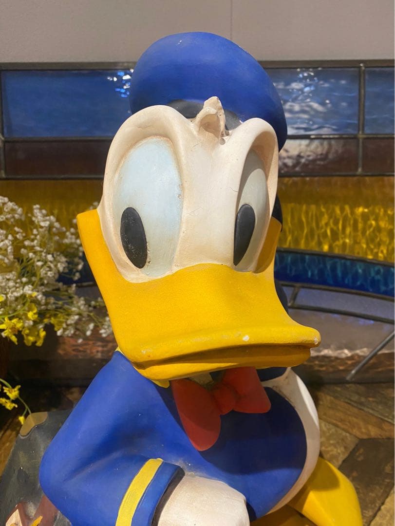 希少 Big ドナルドダック フィギュア 当時物 ディズニー アンティーク